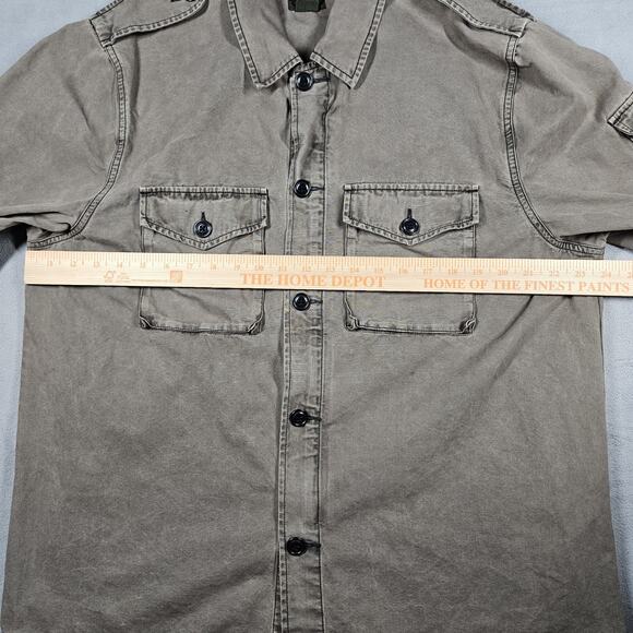 Lucky Brand Shacket Mens XL Outdoor & Utility Full Zip Military Fatigue Jacket - Picture 16 of 16